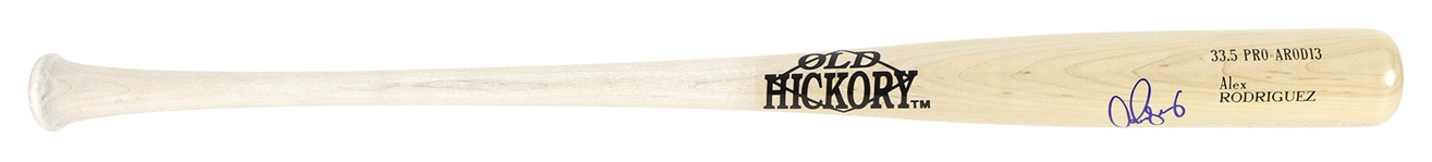 2010's Alex Rodriguez New York Yankees Signed Old Hickory Professional Model Bat (MEARS LOA/JSA)