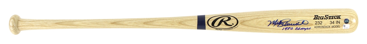 2000's Mike Schmidt Philadelphia Phillies Signed Rawlings Adirondack Bat (JSA)