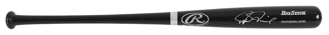 2000's Rafael Palmeiro Texas Rangers Signed Rawlings Adirondack Bat (JSA)