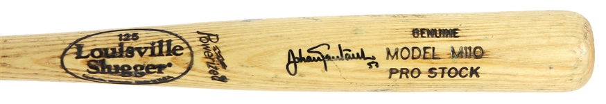 2000s Johan Santana Minnesota Twins Signed Louisville Slugger Professional Model Bat (MEARS LOA/JSA)