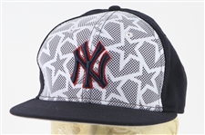2016 (July 4) Michael Pineda New York Yankees Game Worn Stars & Stripes Cap (MEARS LOA/MLB Hologram/Steiner)
