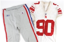 2010 Jason Pierre-Paul New York Giants Game Worn Jersey & Pants (MEARS LOA)