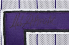 2009 Mark Strittmatter Colorado Rockies Signed Game Worn Jersey (MEARS LOA/JSA/Team Letter)