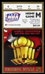 1998 Chicago Bulls NBA Play Offs Home Game Ticket Stub 
