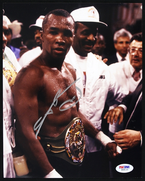 1980s-1990s Sugar Ray Leonard Signed 8"x 10" Photo (PSA/DNA)
