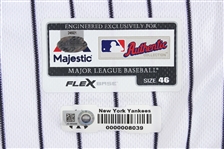 2017 (May 14) Matt Holliday New York Yankees Game Worn Mother's Day/Derek Jeter Number Retirement Jersey (MEARS A10/MLB Hologram/Steiner) 302nd Career HR 