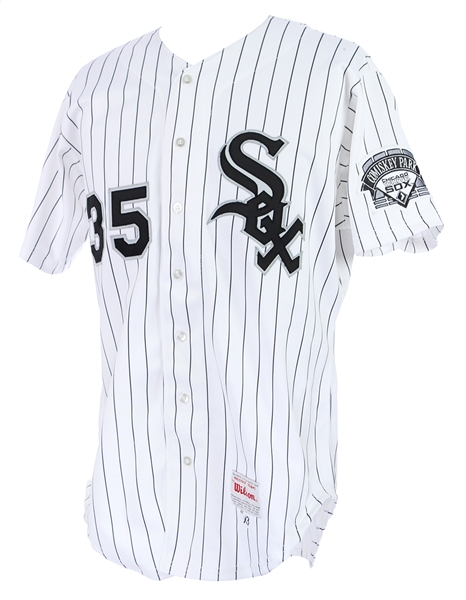 1993-94 Frank Thomas Chicago White Sox Signed Home Jersey (MEARS LOA & PSA/DNA)
