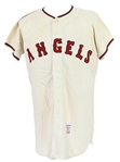 1964 Lenny Green Los Angeles Angels Game Worn Home Jersey (MEARS LOA)