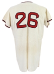1964 Lenny Green Los Angeles Angels Game Worn Home Jersey (MEARS LOA)