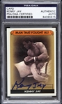 1970s Kenny Jay "The Man That Fought Ali" Signed Trading Card (PSA/DNA Slabbed)