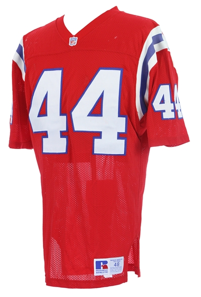 1992 John Stephens New England Patriots Game Worn Home Jersey (MEARS LOA/Team Hologram)