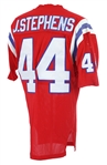 1992 John Stephens New England Patriots Game Worn Home Jersey (MEARS LOA/Team Hologram)