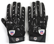 2007 Greg Jennings Green Bay Packers Game Worn Signed Gloves (MEARS LOA/JSA)