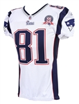 2009 Randy Moss New England Patriots Signed Road Jersey (MEARS LOA/Beckett)