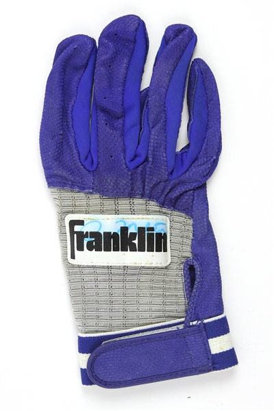 1990s Paul Molitor Milwaukee Brewers Game Worn Signed Batting Glove (MEARS LOA/JSA)