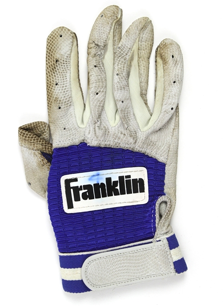 1990s Paul Molitor Milwaukee Brewers Game Worn Signed Batting Glove (MEARS LOA)
