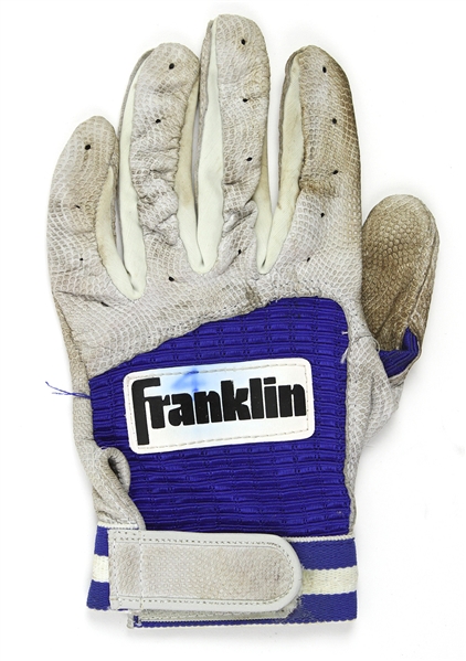 1990s Paul Molitor Milwaukee Brewers Game Worn Signed Batting Glove (MEARS LOA)