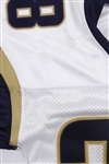 2003 Marshall Faulk St. Louis Rams Game Worn Road Jersey (MEARS LOA)