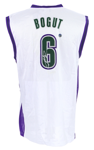 2000s Andrew Bogut Milwaukee Bucks Signed Jersey (JSA)
