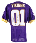 2000 Randy Moss Daunte Culpepper Minnesota Vikings Signed Jersey (JSA)