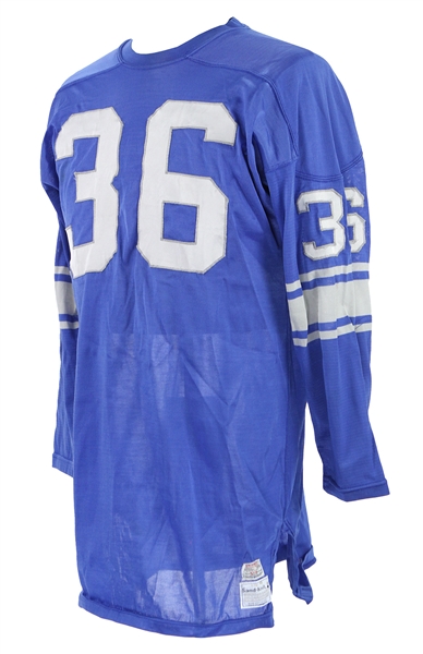 1970 Steve Owens Detroit Lions Game Worn Home Jersey (MEARS LOA)
