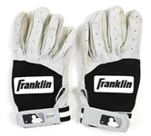 2005 Carlos Lee Milwaukee Brewers Signed Game Used Batting Gloves & OML Selig Baseball (MEARS LOA/JSA/Player Letter)