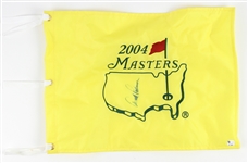 2004 Arnold Palmer Signed Masters Flag (JSA)