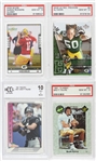 1991-2006 Brett Favre Aaron Rodgers AJ Hawk Green Bay Packers Memorabilia - Lot of 6 w/ Slabbed Cards, MIB McFarlane Figure & More