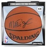 2000s Magic Johnson Los Angeles Lakers Signed ONBA Stern Basketball (JSA)