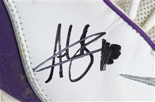 2005 Andrew Bogut Milwaukee Bucks Signed Game Worn Nike Sneakers (MEARS LOA/JSA)