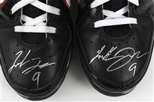 2010 Luol Deng Chicago Bulls Signed Nike Postseason Game Worn Sneakers (MEARS LOA/*JSA*)