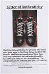 2010 Luol Deng Chicago Bulls Signed Nike Postseason Game Worn Sneakers (MEARS LOA/*JSA*)