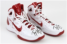 2010-11 Taj Gibson Chicago Bulls Signed Nike Game Worn Sneakers (MEARS LOA/*JSA*)