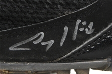 2008 Corey Hart Milwaukee Brewers Signed Mizuno Game Worn Cleats (MEARS LOA/JSA)