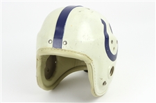 1960s Baltimore Colts MacGregor E700 Football Helmet w/ Geodetic Suspension (MEARS LOA)