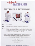 2004 Rickie Weeks United States Steel Signed Game Worn Minor League Throwback Uniform w/ Jeresy, Pants, Belt & Stirrups (MEARS LOA/JSA/MLB Hologram)