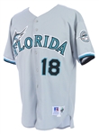 1997 Moises Alou Florida Marlins Game Worn Jersey (MEARS LOA)