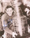 1940s-1950s Detroit Red Wings Sid Abel Signed Photo JSA