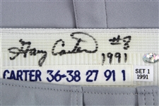 1991-2007 Los Angeles Dodgers and Houston Astros Game Worn Pants Including Gary Carter, Bill Spiers, Marlon Anderson and More (Lot of 6) (JSA) (MEARS LOA)