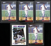 1994-1996 Various Sports Autographed Trading Cards, Mini Trading Cards and Prepaid Calling Cards Including Alex Rodriquez, Derek Jeter, Kevin Garnett, Derrick Brooks and More (Lot of 970+)