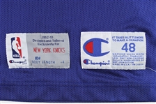 1992-93 Patrick Ewing New York Knicks Road Jersey (MEARS A5)
