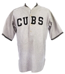 1923-1924 Vic Aldridge Chicago Cubs Game Worn Road Jersey (MEARS A9)