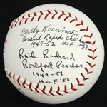 1988 Autographed Legendary Ladies of Baseball HOF Baseball (JSA) (MEARS LOA)