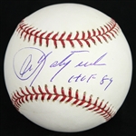 1994-1999 Mike Torrez and Bucky Dent Autographed OBAL Baseball (JSA) (MEARS LOA)