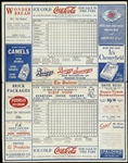 1941 Washington Senators vs. New York Yankees Unscored Program