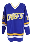 2000's Hanson Brothers Slap Shot Signed Charelstown Chiefs Jersey (Beckett)