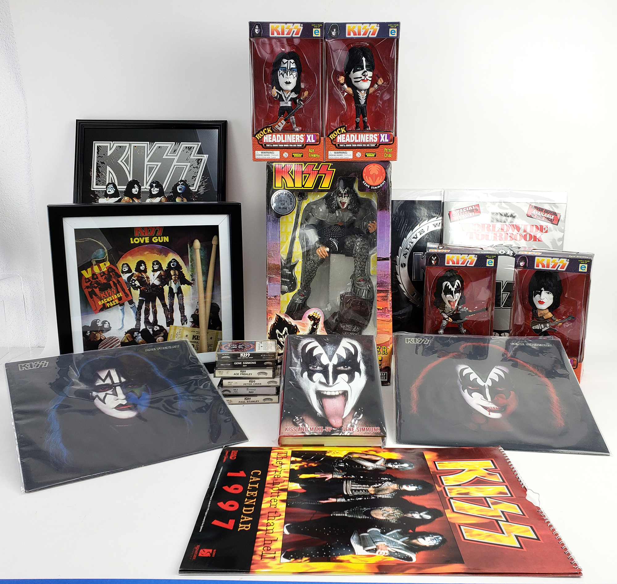 kiss bobbleheads set