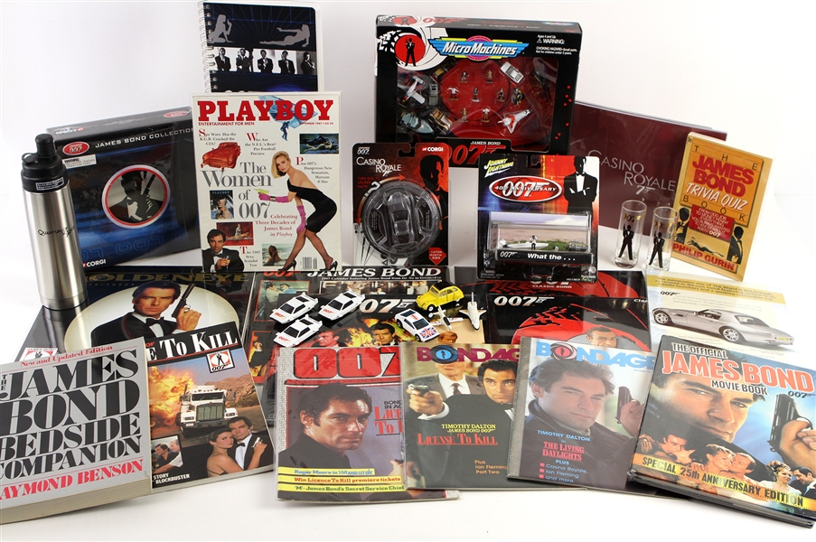 1970-1990s James Bond 007 Book Collection (20+)