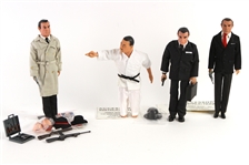 1960s James Bond 007 Vintage Action Figure Collection (5)