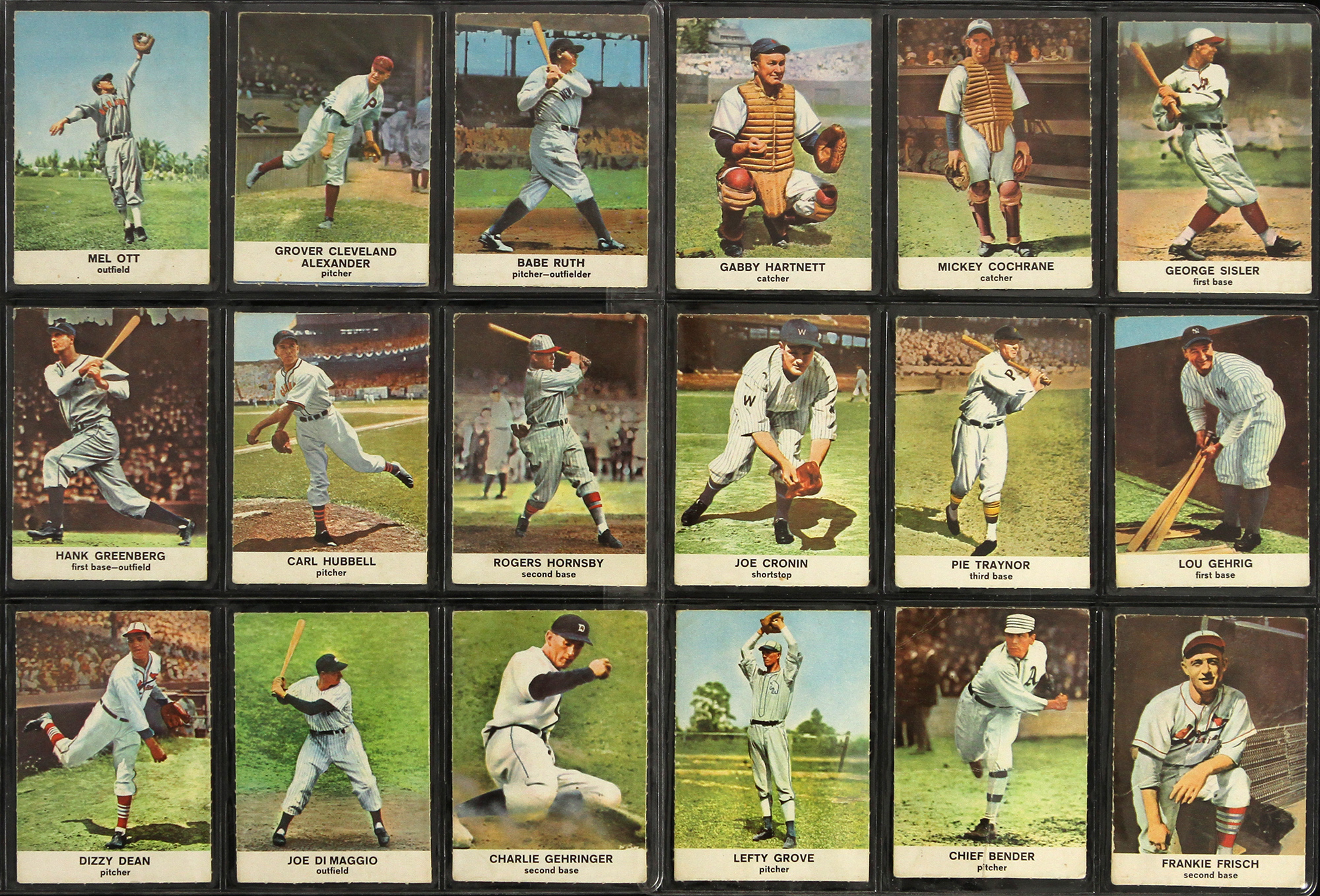 Lot Detail 1961 Golden Press Baseball Hall of Fame Trading Cards